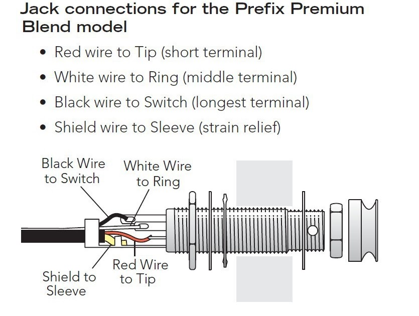 Guitar Input Jack Wiring : Electric Guitar Input Jack Wiring Diagram