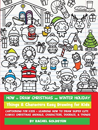 Descargar Gratis How to Draw Christmas and Winter Holiday Things &amp; Characters Easy Drawing for