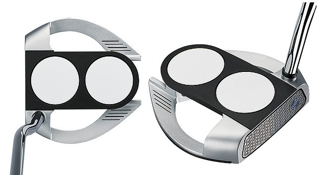 One of the new Odyssey putters