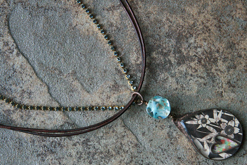 Necklace Glass Addictions by Jennifer Cameron 