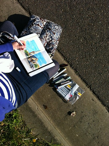 Friday morning: markering from the gutter