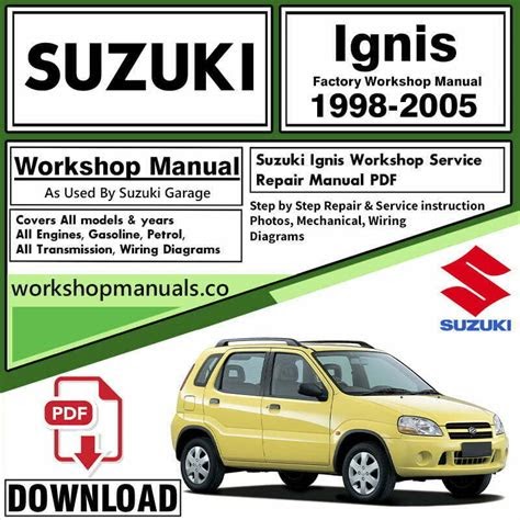 Download PDF Online Repair Manual Suzuki Ignis Free EBooks PDF - When ...