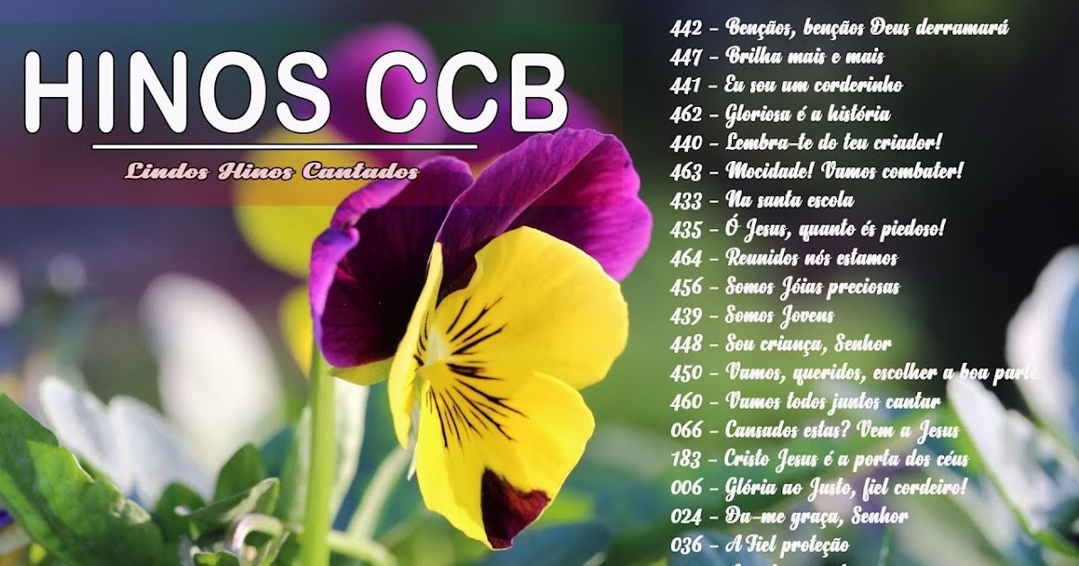 Hinos Ccb Cantados / Pin Em Hinos Ccb ~ ANY SPORTS AND OTHERS