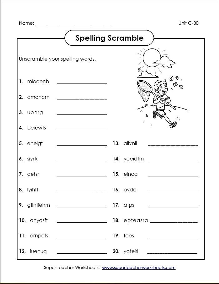 Printable Third Grade Grade 3 English Worksheets - 3rd Grade Language