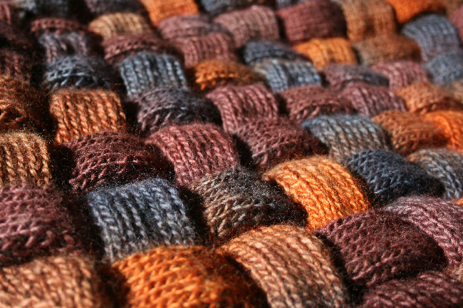 entrelac shawl