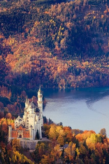 As a little girl I would stare out my window at what I called "Cinderella's castle" from our apartment window in Neuschwanstein. Little did I know, Disney modeled Cinderella's castle after it. (& Hitler used this castle as storage. The SS planned to destro