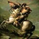 J.L. David: Napoleón atravesando los Alpes, 1800-1801.