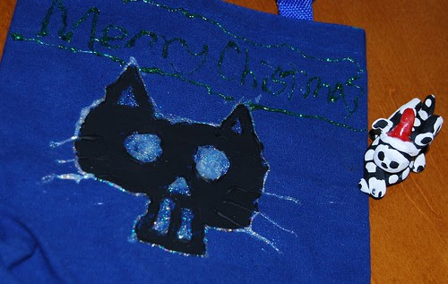 Skelekitty Santa by Santana P.
