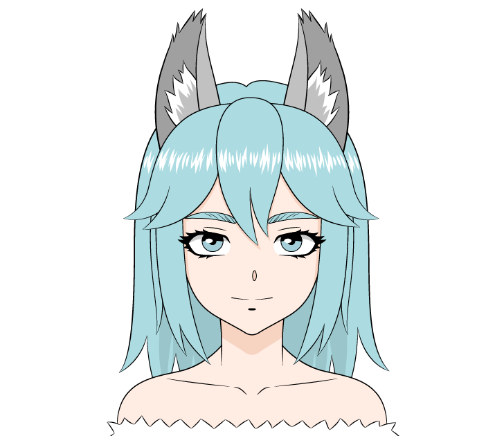 Anime Wolf Girl Ears