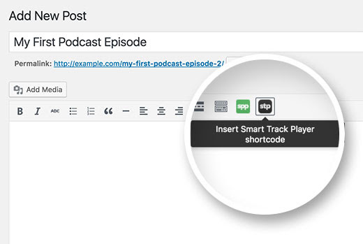 Insert smart podcast player in your post Insert smart podcast player in your post