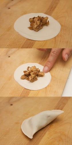 making wontons