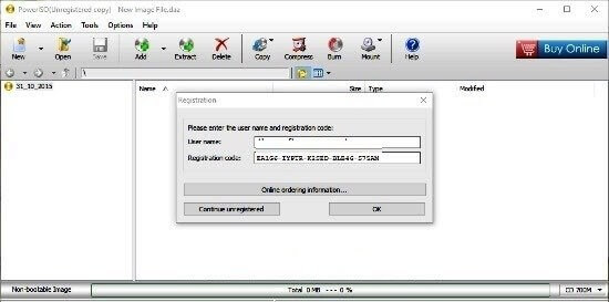 power iso 5.7 free download with crack + key