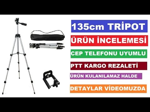 135cm tripot cep telefonu uyumlu urun incelemesi