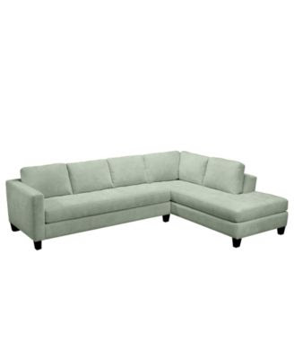 Milo Fabric Microfiber Sectional Sofa, 2 Piece (Sofa & Chaise) 115