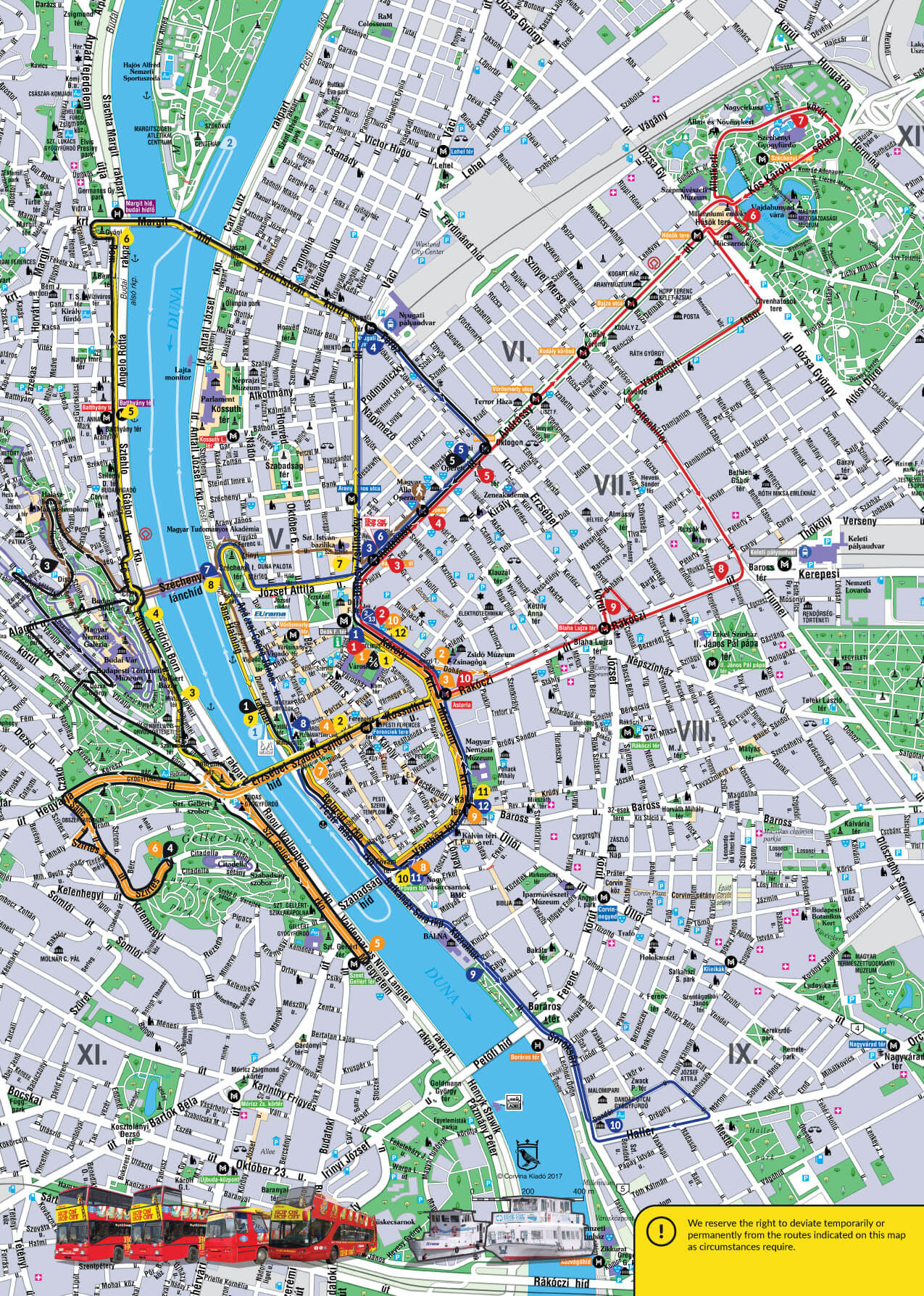 Stadtkarte Budapest Sehenswürdigkeiten Karte / Lissabon