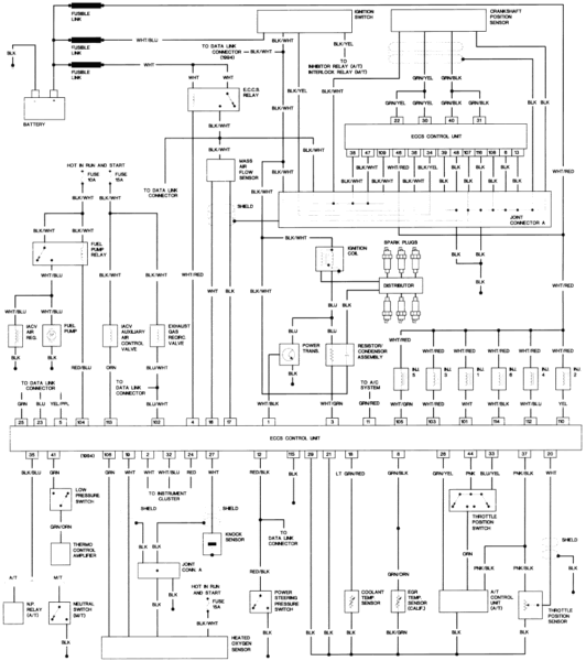 97 Nissan Pickup Engine Wiring Diagram   1993 Nissan