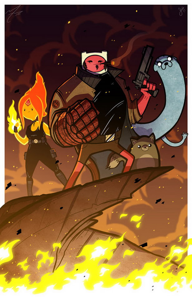 Hellboy versión Hora de Aventuras Hellboy versión Hora de Aventuras