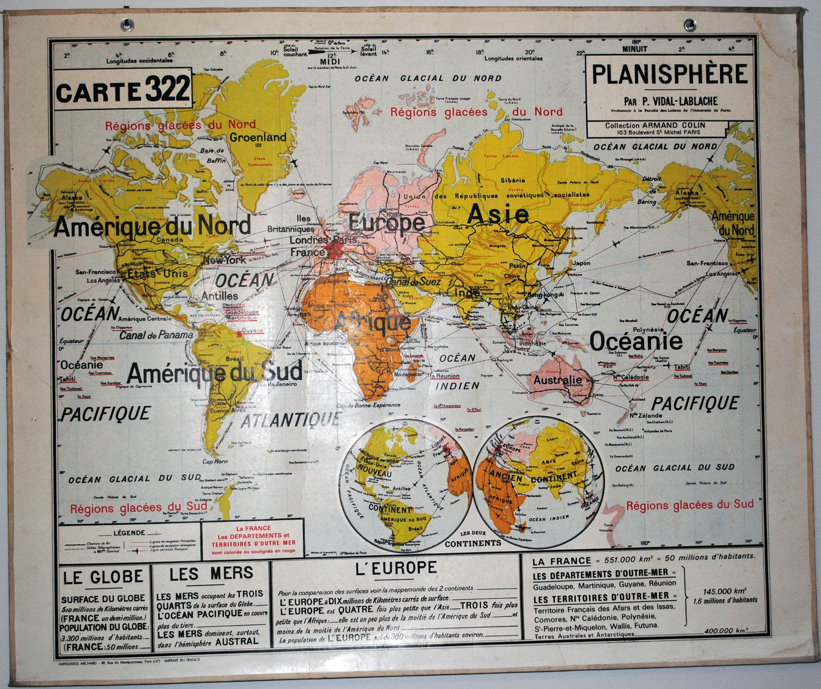 espacoluzdiamantina: 25 Unique Ancienne Carte Du Monde Scolaire