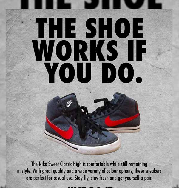  Contoh Iklan Sepatu Dalam Bahasa Inggris  Dan Gambarnya 