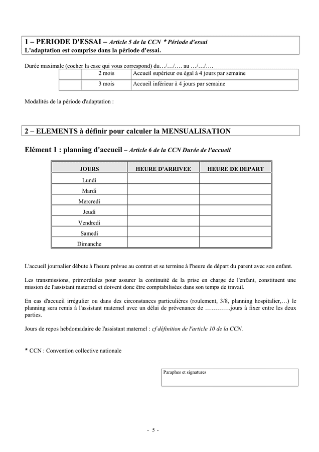 40+ Tendances pour Exemple Projet Daccueil Assistant Maternel