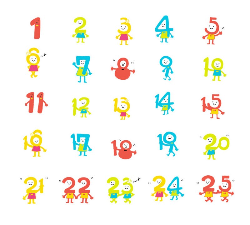 一番欲しい かわいい カレンダー 数字 イラスト Fuutou Sozai