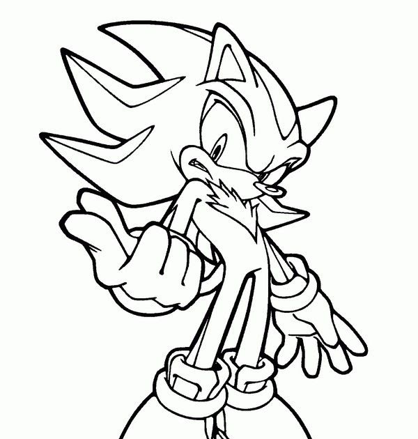 [38+] Dibujos De Sonic Y Shadow Para Colorear E Imprimir