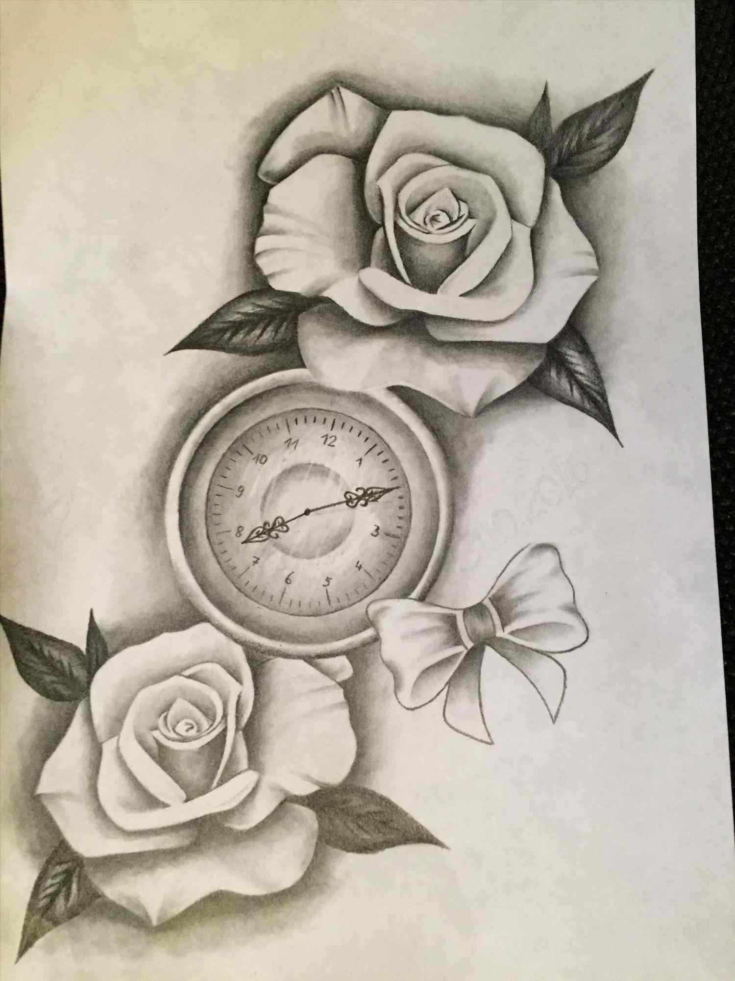 Drawing Rose Realistic Flower Drawing Step By Step