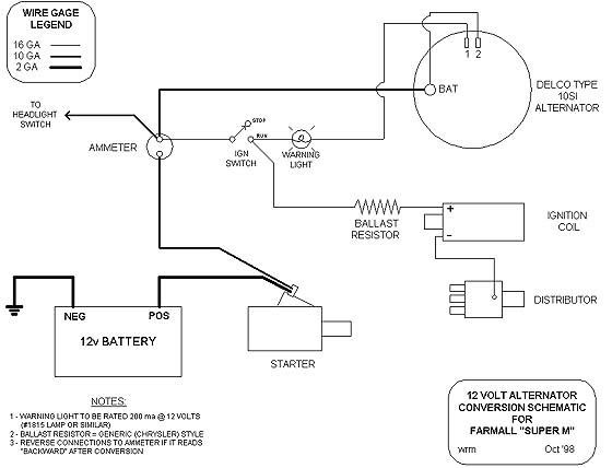 Wiring Diagram: 4 6 Volt Positive Ground Wiring Diagram