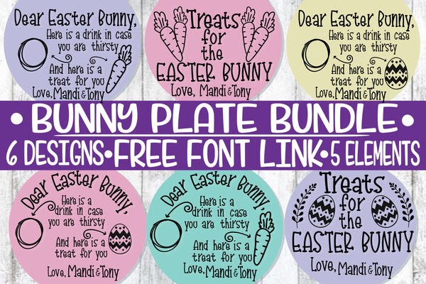 Free Easter Bunny Tray Svg 349 SVG PNG EPS DXF File