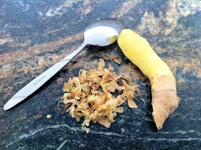 Peeled Ginger Root