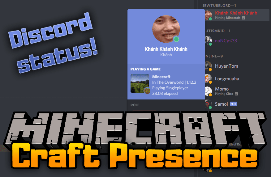 Minecraft Discord Rich Presence Mod Gambleh P