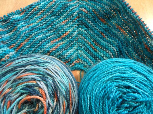 Sothia shawl- beginnings