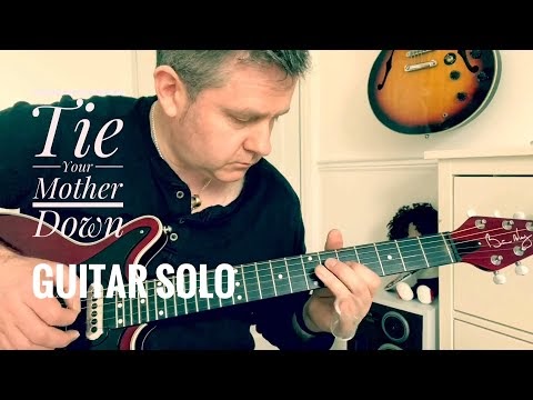 Queen Corner: Queen Tie Your Mother Down Guitar Solo Lesson & Tab