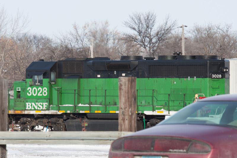 BNSF 3028 in Grand Forks