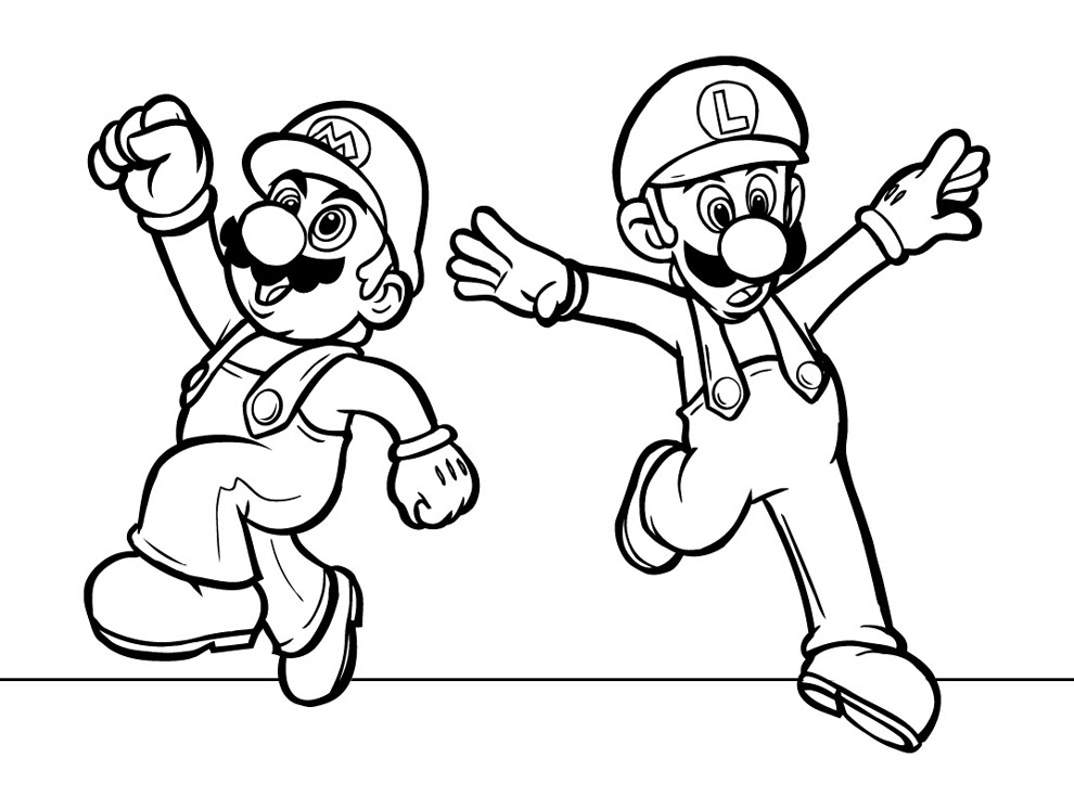 Disegni Da Colorare Di Super Mario Stampae Colorare