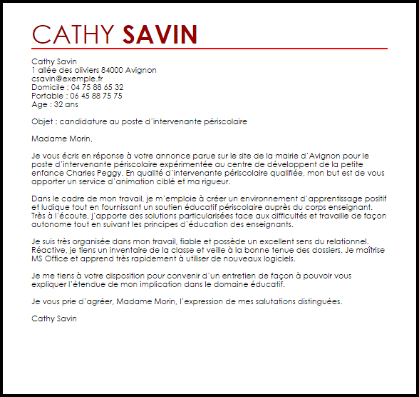 Lettre De Motivation Emploi Animateur  Listen ss
