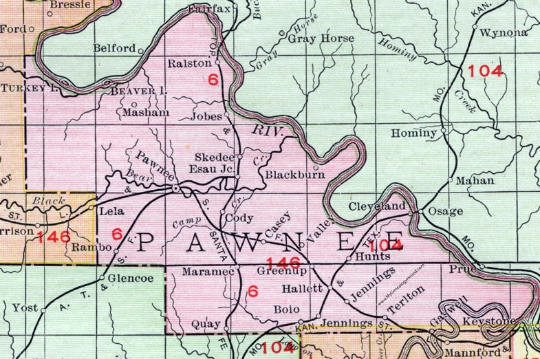Navigating The Heart Of Oklahoma A Comprehensive Guide To The Pawnee County Map Interactive