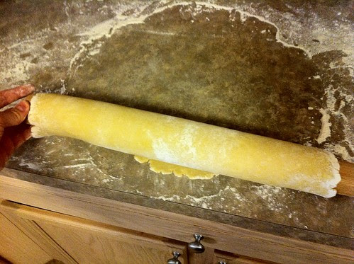 Roll Up Dough Around Pin