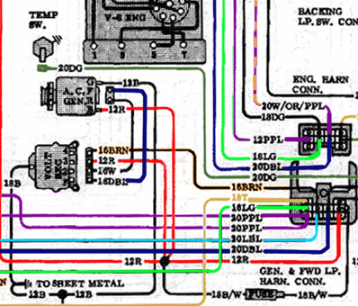 1972 Chevy Alternator Wiring - Wiring Diagram Schemas