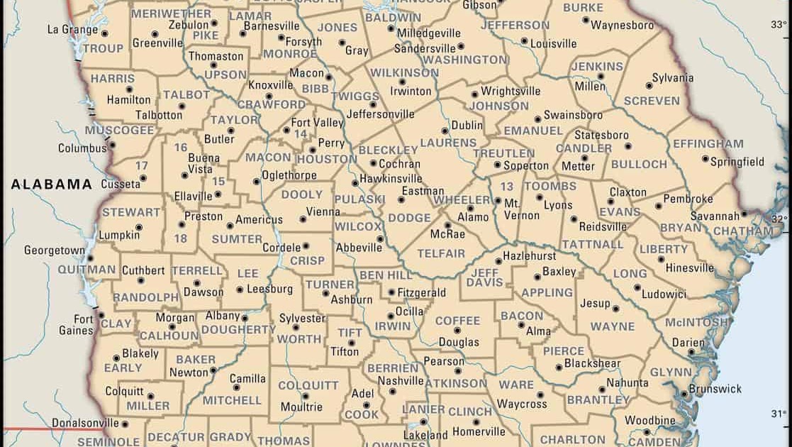 Interactive Map Of Cities And Towns Map