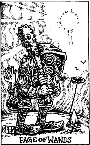 page of wands