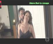 Deborah Bloch em cenas sensuais na serie Onde Nascem os Fortes