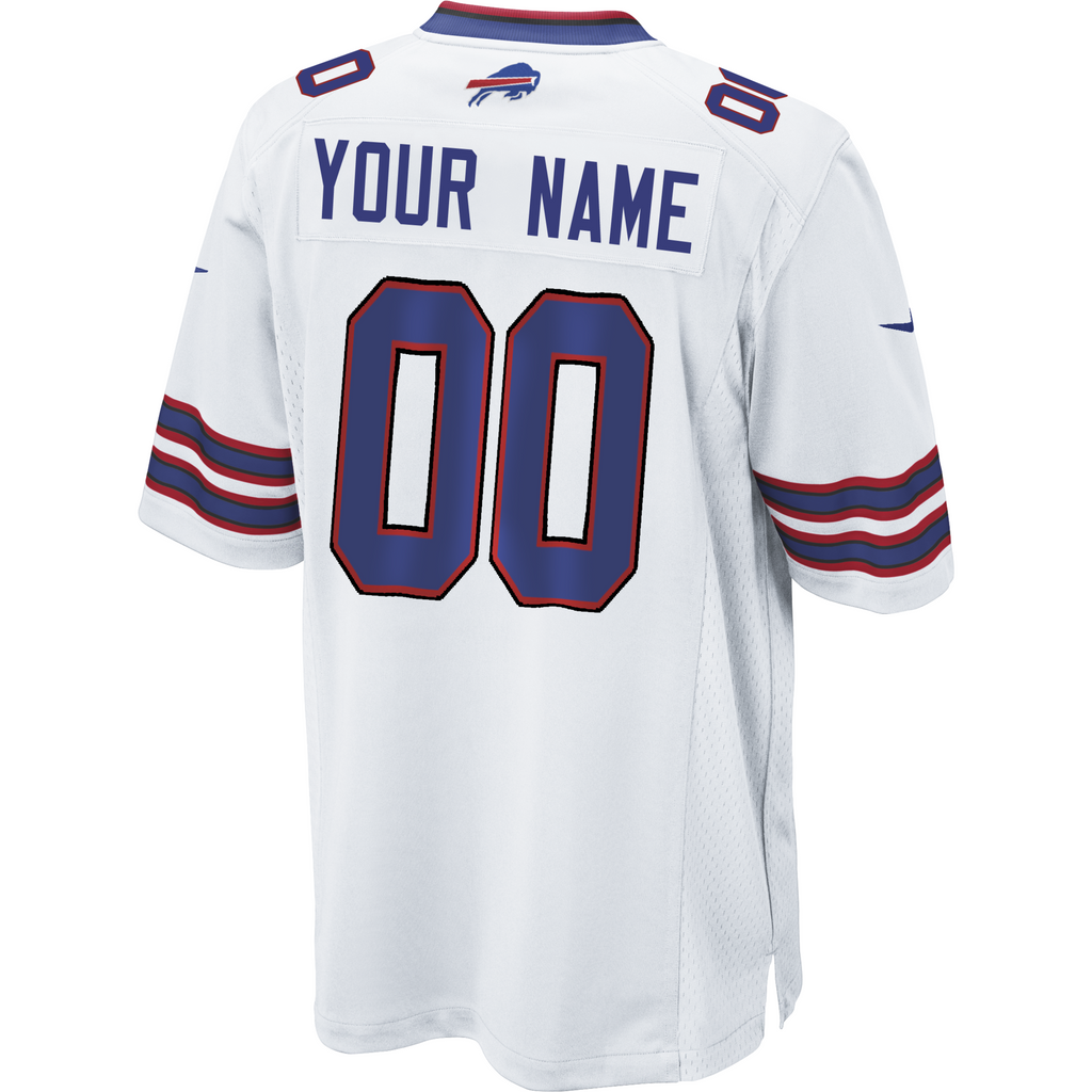 Bills Jersey: Custom Away Game NFL Jersey – One Buffalo Bills Jersey: Custom Away Game NFL Jersey – One Buffalo