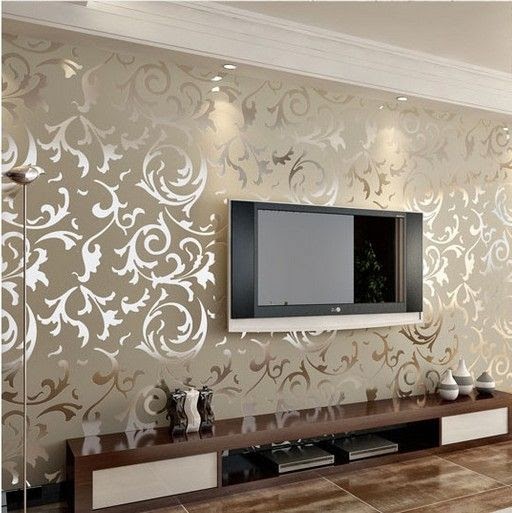 Living Room Latest Wallpaper Designs For Walls - Mural Wall