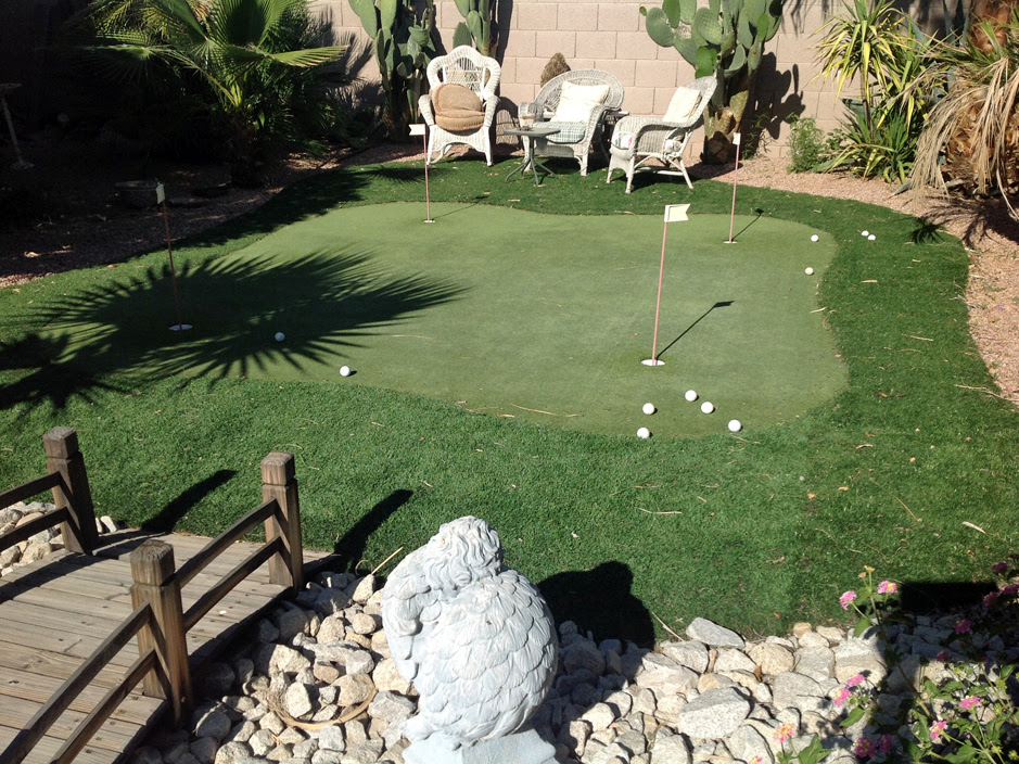 Fake Grass In The Backyard