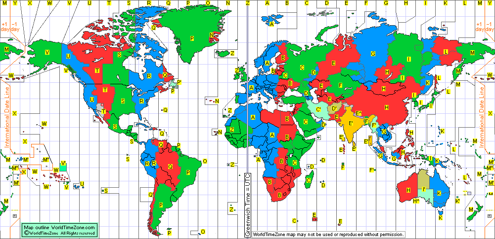 26 Gmt Time Zones Map - Online Map Around The World