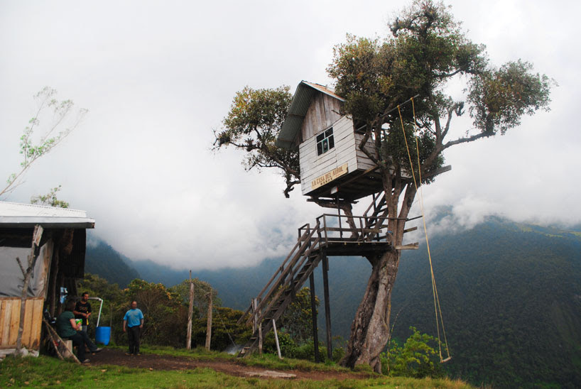 swing at the end of the world soars over tungurahua volcano