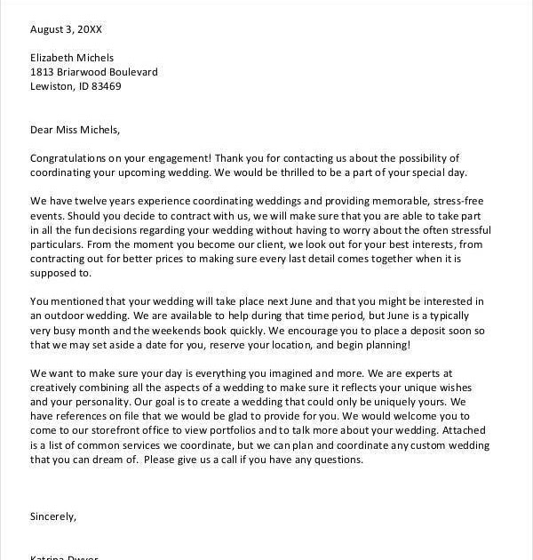 Acceptance Engagement Proposal Letter
