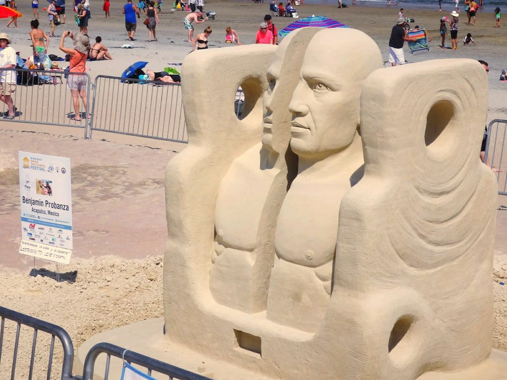 2013 revere beach sand sculpting festival listening to life and death