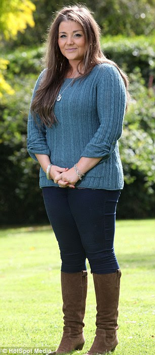 Warning: Jeorgia, who now weighs 13st and is a size 14, hopes her poor health will be a warning to other diabetics